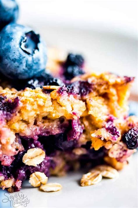 Blueberry Baked Oatmeal Recipe