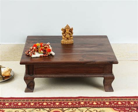 Buy Online 50% Off Navratri Wooden Pooja Chowki