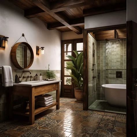 Spanish Column Bathroom Design 🛀 These Stunning Spanish Bathroom
