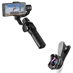 Mabron Smartphone Gimbal Stabilizer, 3-Axis Phone Gimbal, Built-in ...