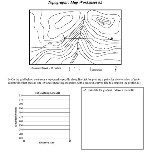 Topographic Map Worksheet 的图像结果