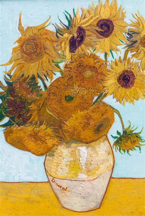 Sunflower Painting By Van Gogh