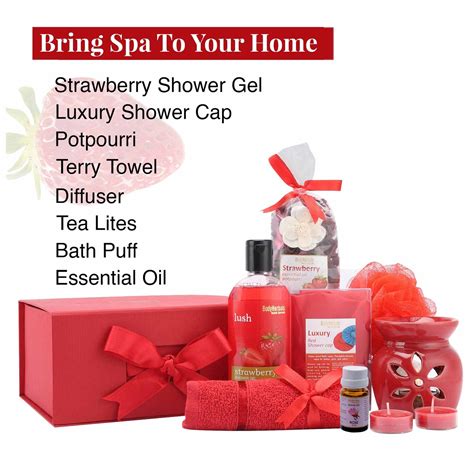 Strawberry Bath and Body Spa Set – BodyHerbals
