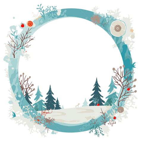 Winterrand Clipart Winter Wonderland Clip Art Stock Illustrations