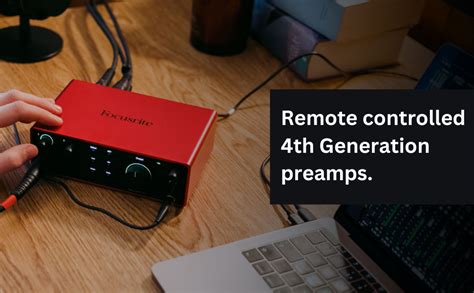 Focusrite Scarlett 2i2 4th Gen, USB audio interface for recording ...