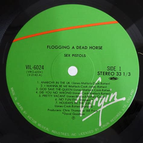 10054694; 美盤/解説一体帯付 Sex Pistols / Flogging A Dead Horse ザ ベスト オブ セックス ...