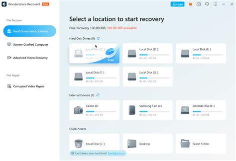 Recoverit Free Data Recovery 的图像结果