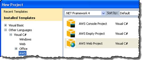 Image result for AWS Visual Studio Non Net Application