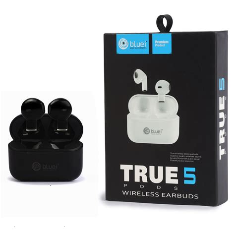 Truepods 5 Bluetooth Earbuds - Lightweight Wireless Noise-Cancellation ...