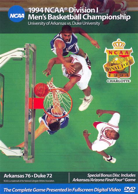 1994 NCAA CHAMPIONSHIP ARKANSAS VS. DUKE NEW DVD 825452503134| eBay
