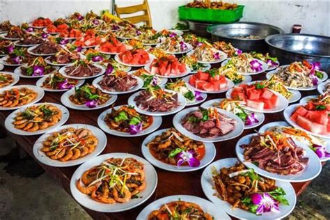 河南农村办酒席，看299元一桌的酒席都有什么菜，太划算了,美食,舌尖上的美食,好看视频