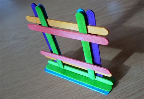 Image result for DIY Picture Frame Using Popsicle Sticks