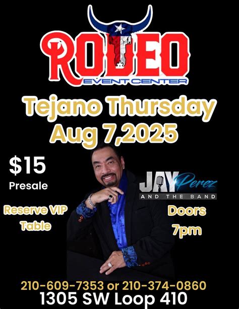 Tejano Thursday @ El Rodeo Event Center , El Rodeo Event Center, San ...