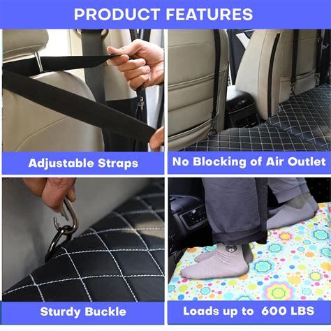 Allextreme S35 Non Inflatable Car Bed Mattress Double-Sided Back Seat ...