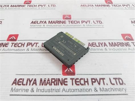 Siemens Simatic Sc 6Es7121-1Bb00-0Aa0 Digital Input Module – Aeliya ...