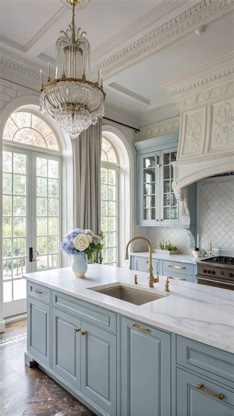 23 Trendy French Blue Kitchen Ideas | Blue french country kitchen ...