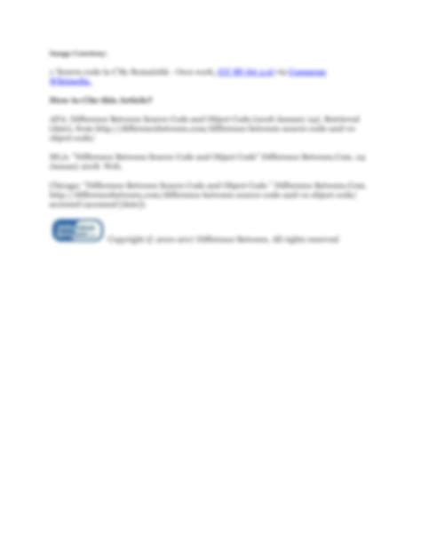 Image result for Source Code vs Object Code