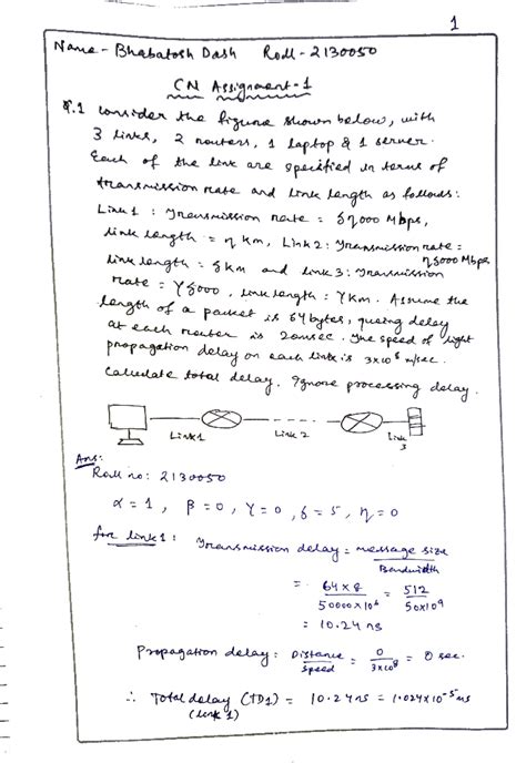 2130050 CN Assignment-1 - Computer Networks - Studocu