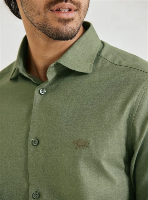 Buy Dusk Green Shirt | Semi Formal Green Solid Shirts for Men Online ...