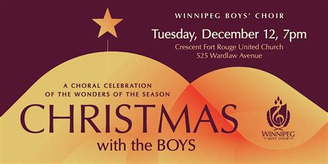 Winnipeg Boys Choir presents Christmas with the BOYS, Crescent Fort ...
