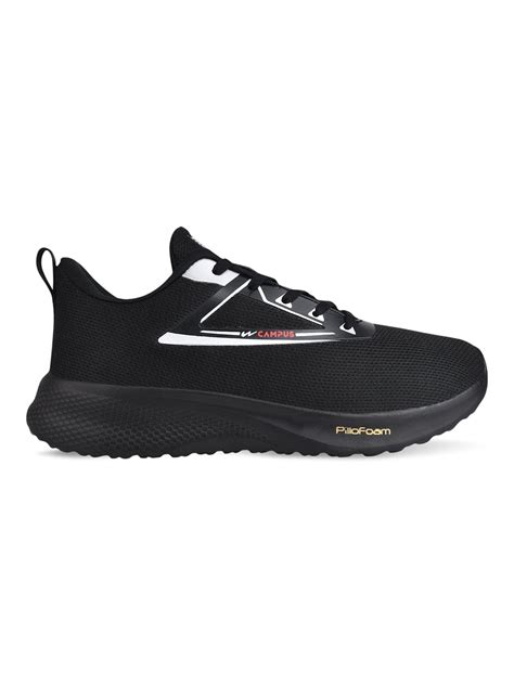 Buy Running Shoes For Men: Cad-Blk | Campus Shoes