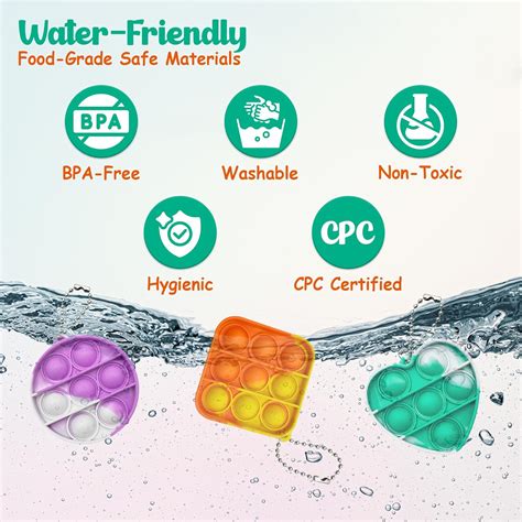 Only U Shapes Pop Fidget Toys Set, Silicone Rainbow Popper India | Ubuy