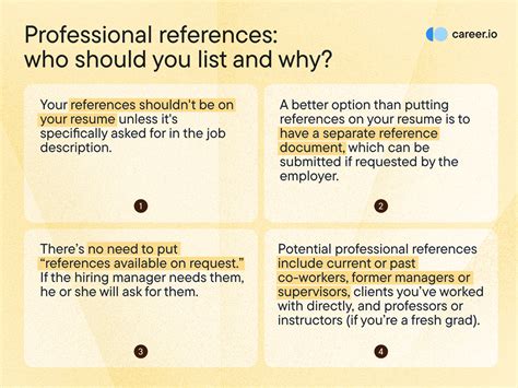 Professional references: who should you list and why? · Career.io