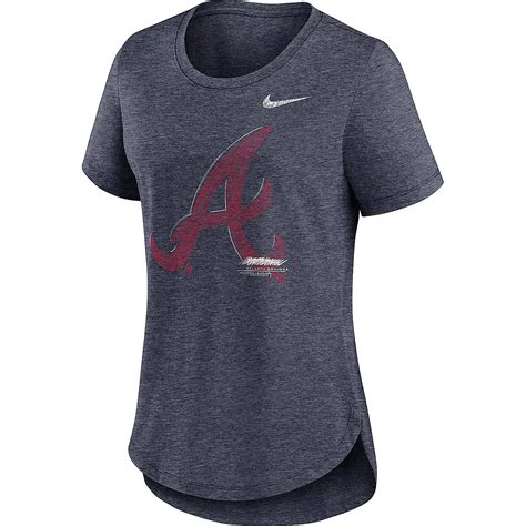 Nike Women's Atlanta Braves Team Touch Triblend T-shirt | Academy