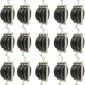 GSC International 4-16063-15 Triple Parallel Pulley, Plastic, Pack of ...