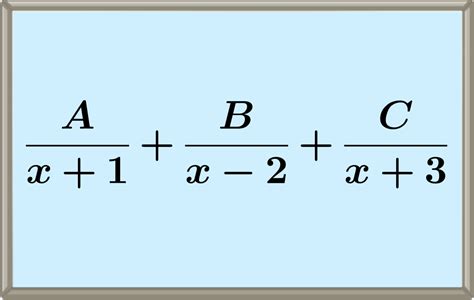 Image result for Partial Fraction Decomposition Examples