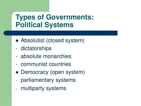 Political System Types 的图像结果