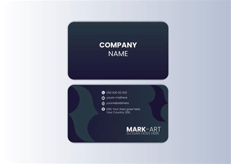 Creative Business Card Design Vector 的图像结果
