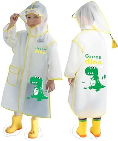 Plexaris Boys & Girls Plastic Standard Length Raincoat, Transparent ...