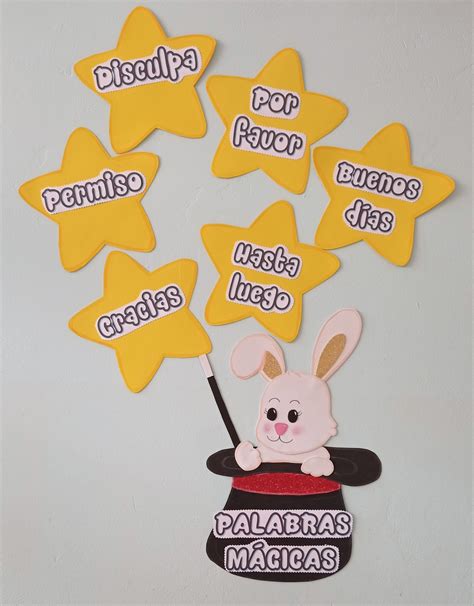 Conejo de palabras mágicas | Manualidades escolares, Manualidades ...