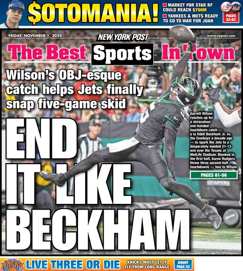 New York Post Cover for November 1, 2024 | New York Post