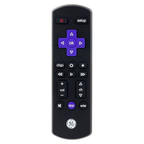 GE Roku TV Direct Replacement TV Remote Control in Black, 66814 - Walmart.com