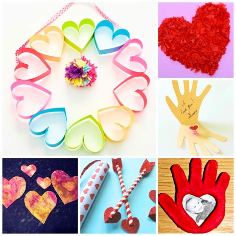 Valentine's Day Crafts Kinder Kids Valentines Craft Fun Ages Valentine ...