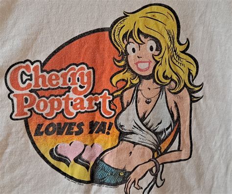 RARE Vintage 1986 Cherry Pop Tart Loves Ya Shirt Larr… - Gem