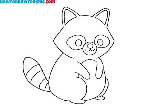 25 Easy Raccoon Drawing Ideas - How to Draw a Raccoon