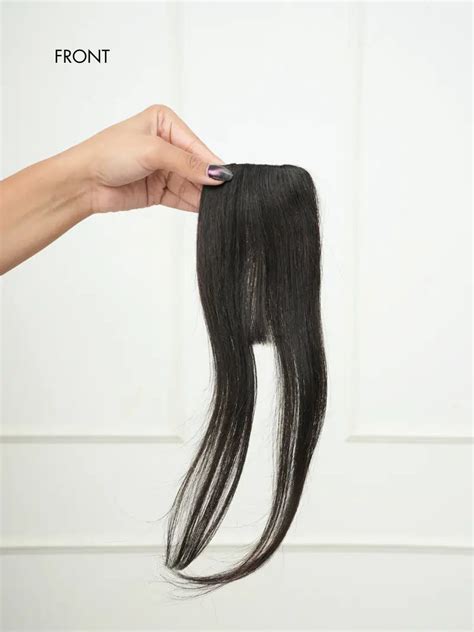 Medium Dense Clip In Bangs - 100% Seamless Bangs Extensions