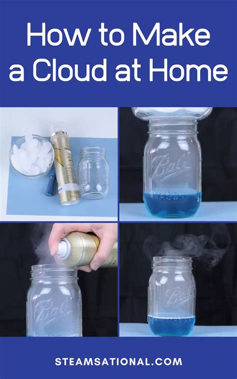 Cloud in a jar science experiment – Artofit