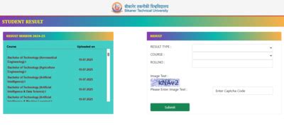 BTU Result 2025 declared at btuexam.in: Direct link to download ...