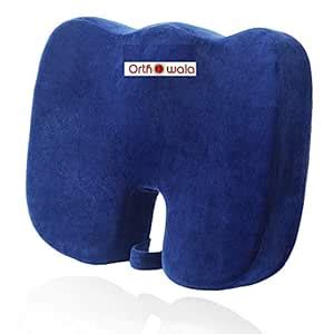Buy Orthowala Coccyx Seat Cushion for Tailbone Pain Relief | Memory ...
