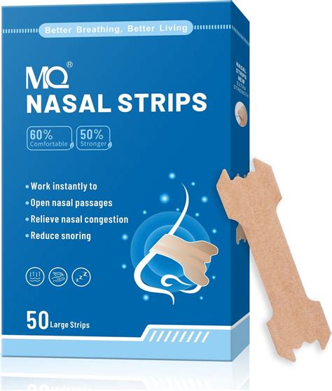 Amazon.com: MQ 50ct Upgraded Nasal Strips for Snoring Nose Strips for ...
