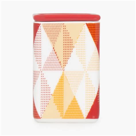 Buy HUDSON DIAMONDS Printed Ceramic Square Toothbrush Holder from Home ...