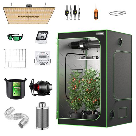 Buy VIVOSUN GIY 4x4 ft. Grow Tent Complete System, Grow Tent Kit ...