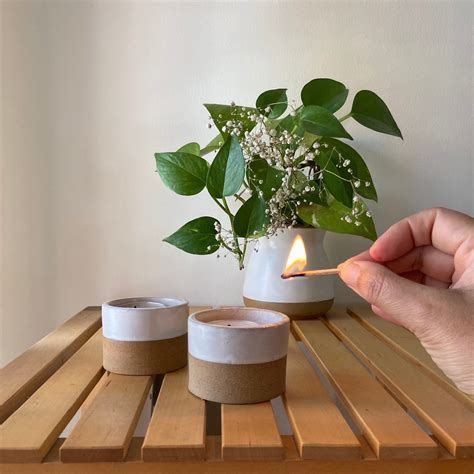 LUMIERES | TEALIGHT HOLDERS | SET OF 2 – LivingClay