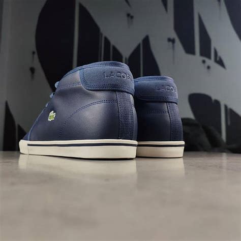 Купить Оригинал lacoste ampthill мужские ботинки полуботинки кожаные US ...