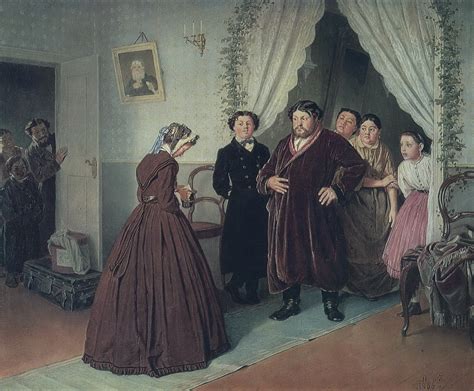 Arrival of a New Governess in a Merchant House, 1866 - Vasily Perov ...