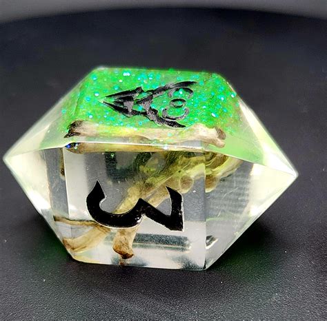 Witch’s Brew Dice – Bone & Resin Alchemy – Crates of Chaos